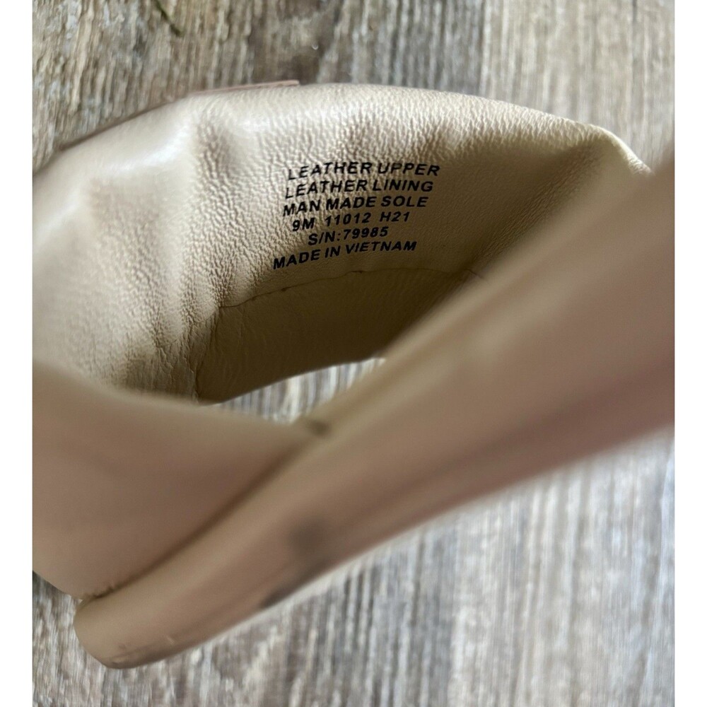 Tory Burch Double T Sport Cream Leather Logo Sandal RIGHT SHOE ONLY Size 9M - Picture 6 of 7